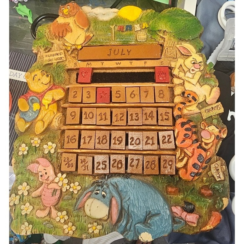 winnie the pooh vintage calendar - Picture 1 of 2